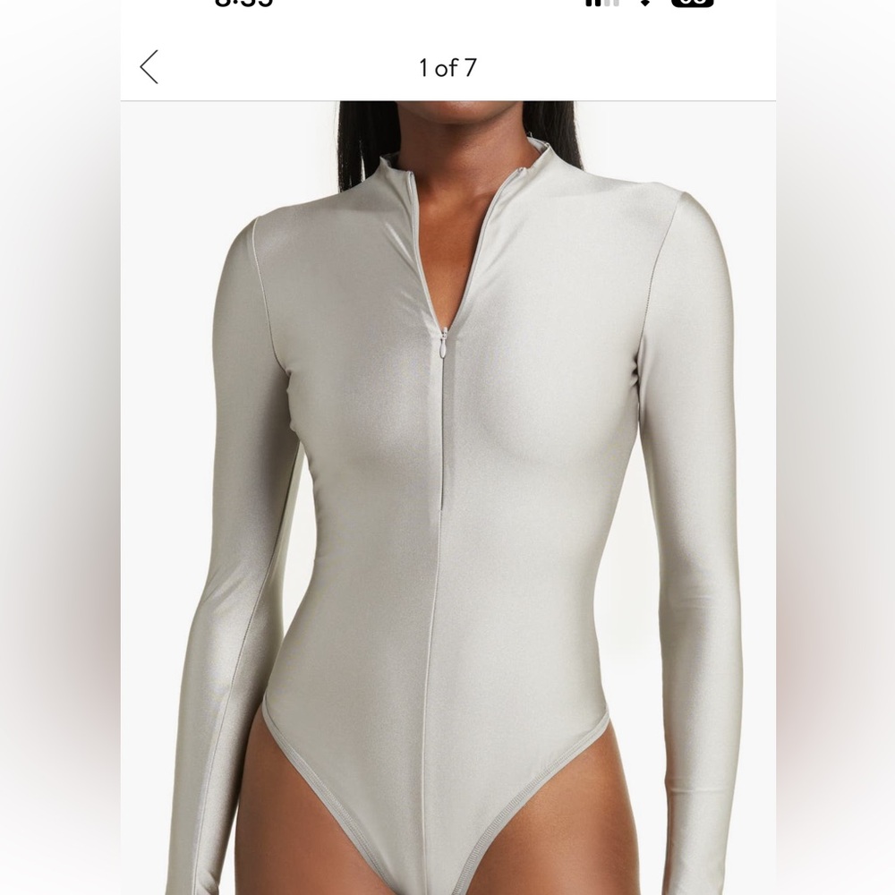 SKIMS DISCO Long sleeve bodysuit
